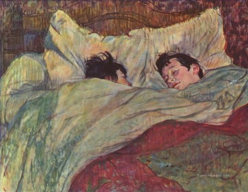  henri - im Bett 1893 Toulouse Lautrec Henri de